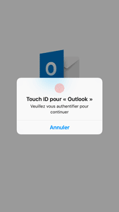 Touch ID Outlook