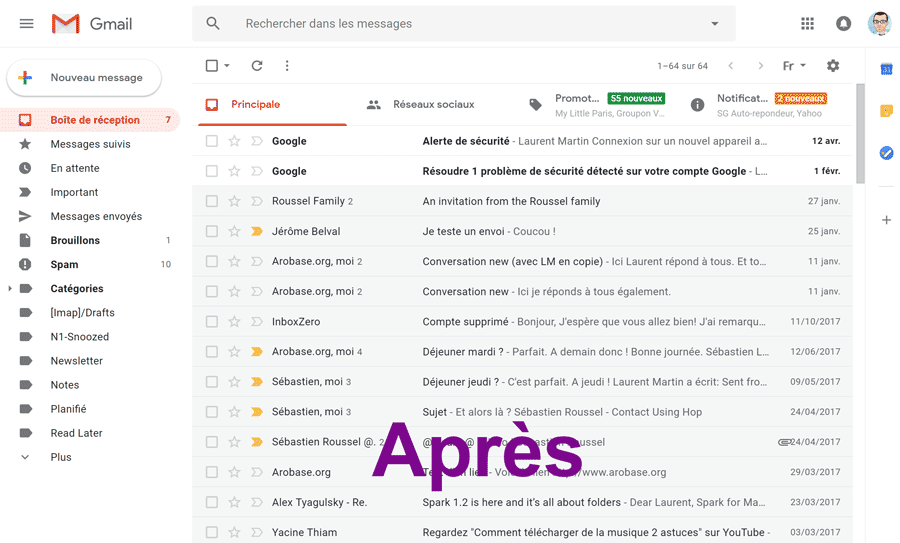 Nouveau Gmail