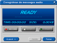 Enregistreur de messages audio - IncrediMail