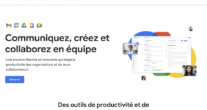 Accueil Google Workspace