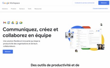 Accueil Google Workspace